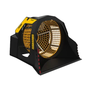Screening bucket for loader