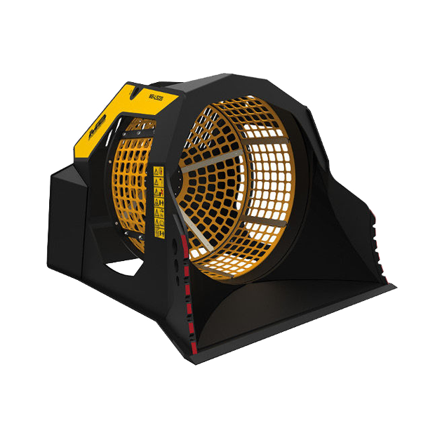 Screening bucket for loader
