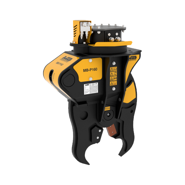 Demolition pulverizer for excavators and backhoe loaders
