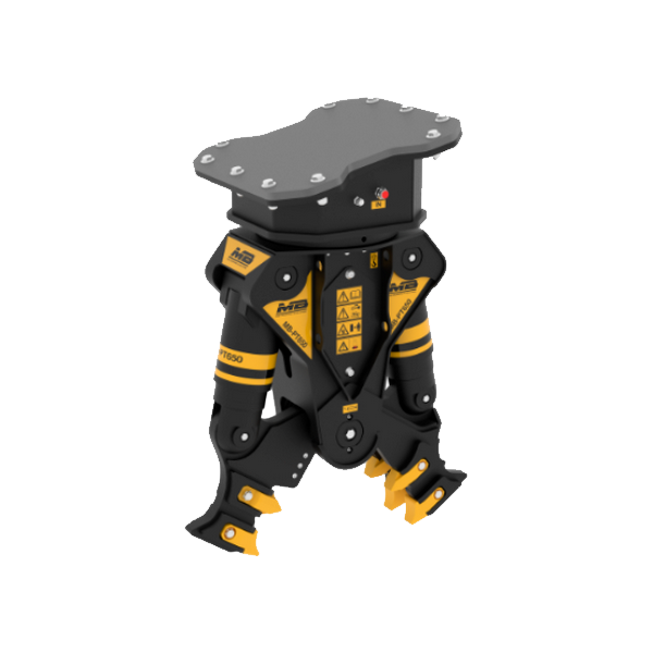 Demolition pulverizer for excavators and backhoe loaders