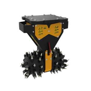 Suitable for any application requiring hard materials to be cut or ground away. MB drum cutter MB-R is suitable for concrete wall and surface profiling, trenching, rock excavation, demolition and dredging and for any use in urban areas and also on restricted jobsites.