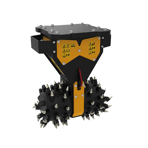 Suitable for any application requiring hard materials to be cut or ground away. MB drum cutter MB-R is suitable for concrete wall and surface profiling, trenching, rock excavation, demolition and dredging and for any use in urban areas and also on restricted jobsites.
