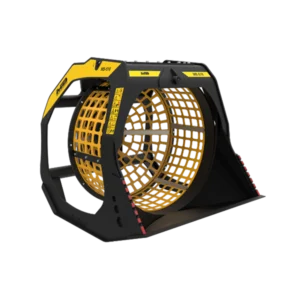 Screening bucket for excavator